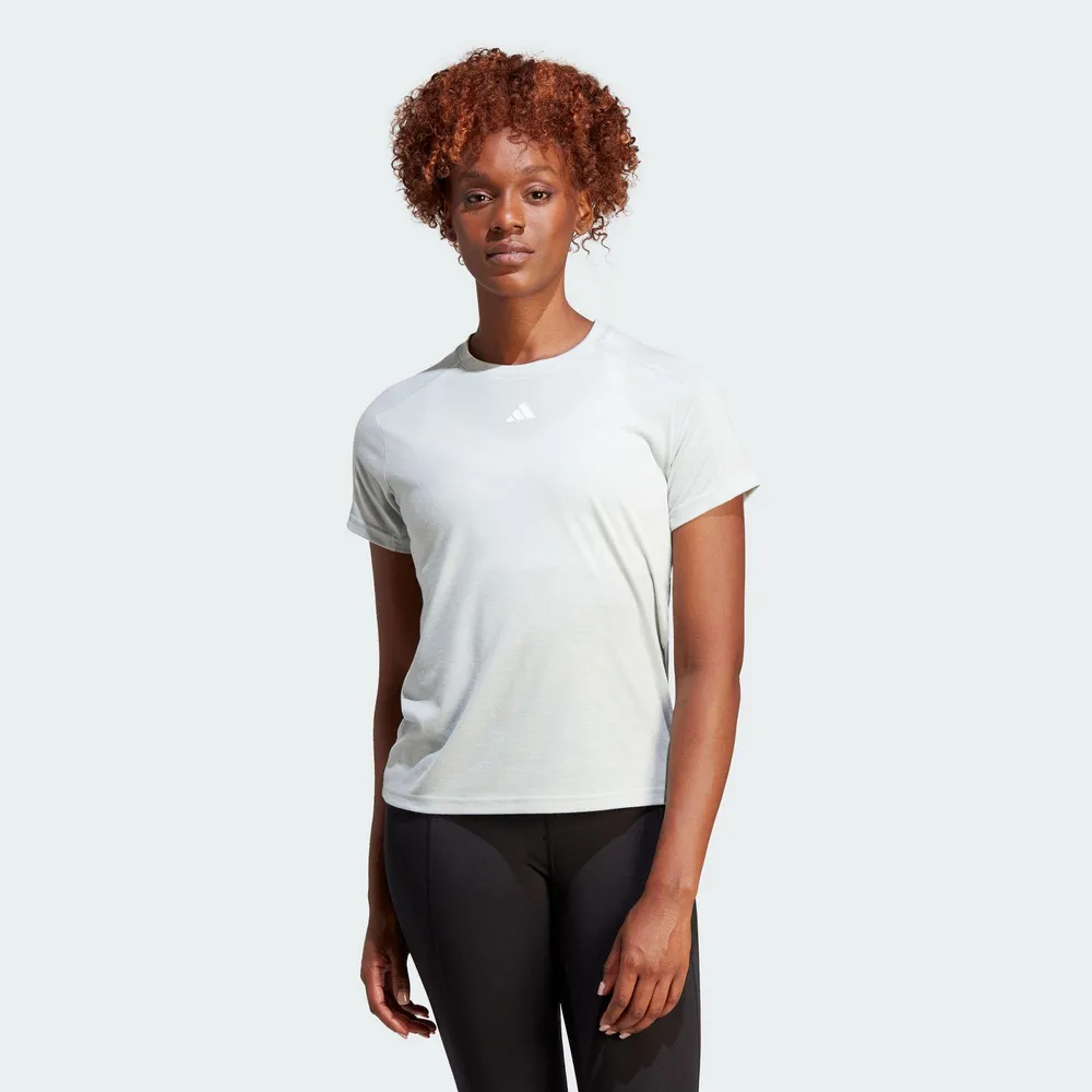 Adidas TR-ES Crew T HR7795 女 短袖上衣 訓練 運動 健身 輕量 吸濕排汗 透氣 舒適 黑 歷史價格詳細信息