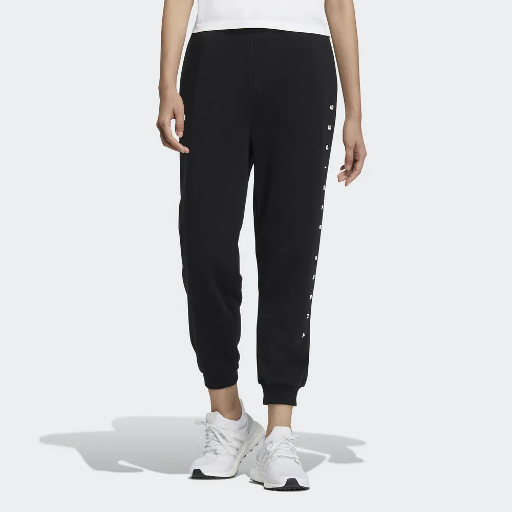 Adidas Word Swt Pant IM8753 男 運動長褲 錐型褲 亞洲版 訓練 休閒 棉質 舒適 黑 歷史價格詳細信息