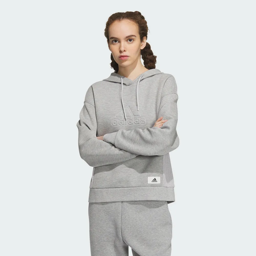 Adidas Lounge Hoody [IP0754] 女 連帽 上衣 帽T 亞洲版 運動 休閒 日常 百搭 舒適 灰 歷史價格詳細信息