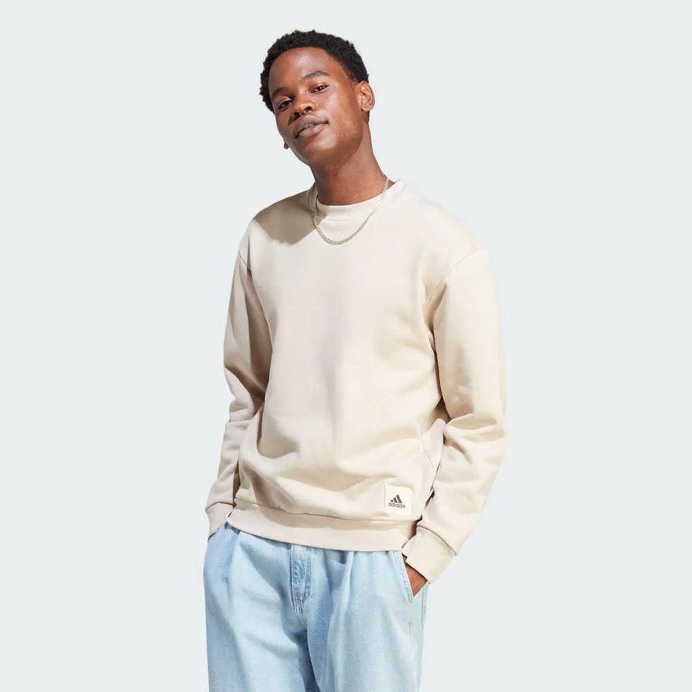 【ADIDAS】M LNG SWT FL 圓領套頭衫 男 粉色-IM0490 歷史價格詳細信息