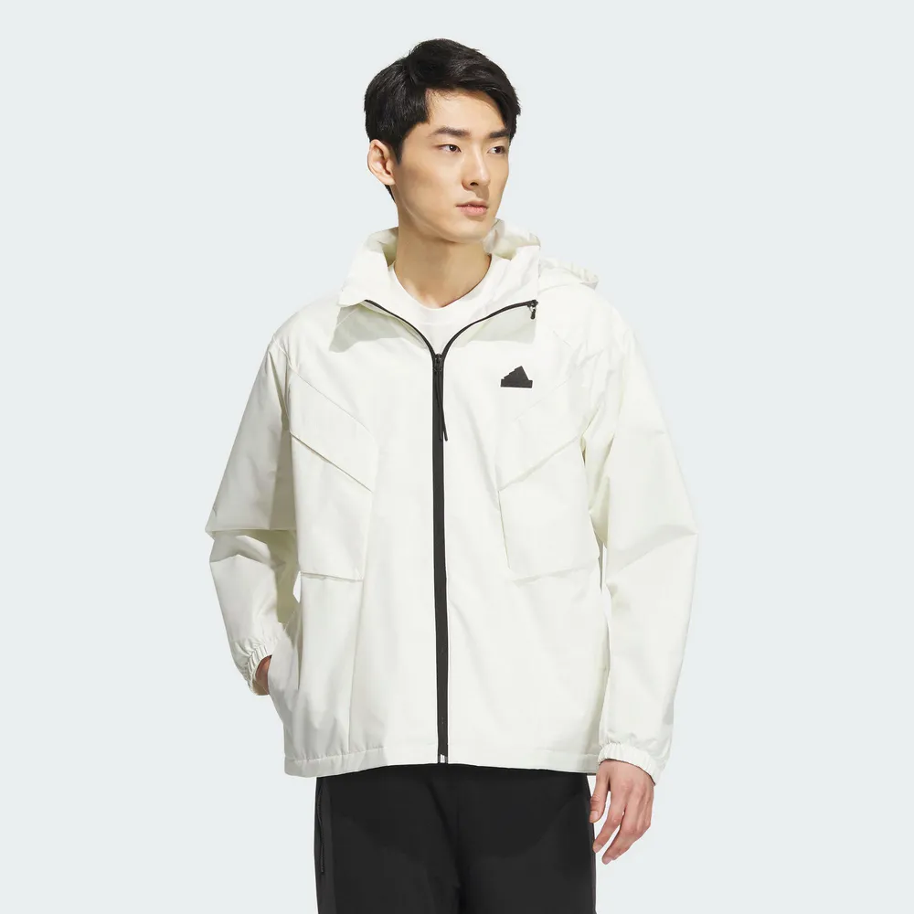 【ADIDAS】TH UTILI WV JKT 休閒外套 男 白色-IS0452 歷史價格詳細信息