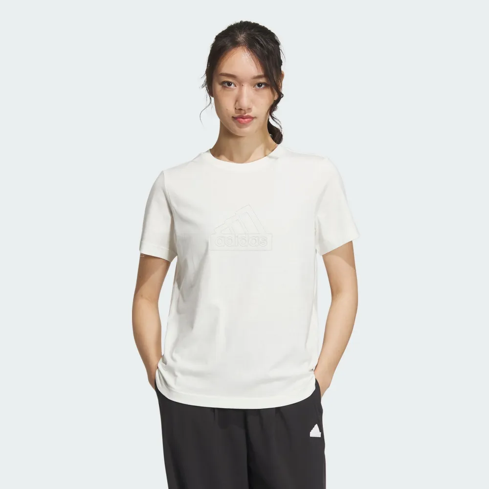 【ADIDAS】TECH  BOS TEE 短袖上衣 女 淺灰-IM8838 歷史價格詳細信息