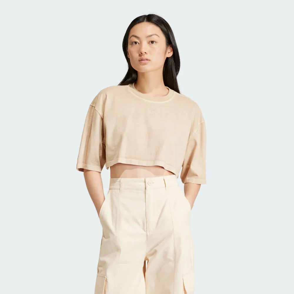 【ADIDAS】ESS CROP TEE 短袖上衣 女 紫色-IY7333 歷史價格詳細信息