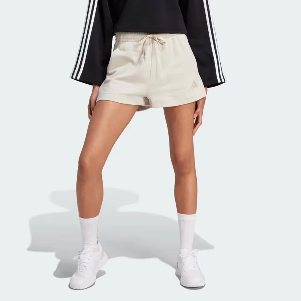 Adidas W ALL SZN FT SH JJ4920 女 短褲 運動 休閒 舒適 棉質 簡約 愛迪達 黑 歷史價格詳細信息