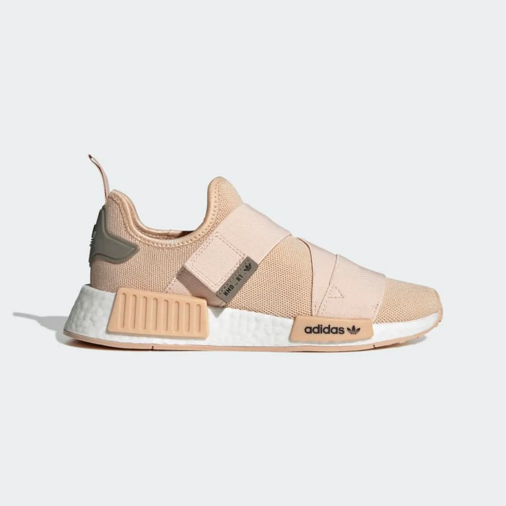 adidas 休閒鞋 NMD_R1 W Strap 女鞋 粉橘 白 BOOST 襪套 魔鬼氈 三葉草 愛迪達 GW9469 歷史價格詳細信息