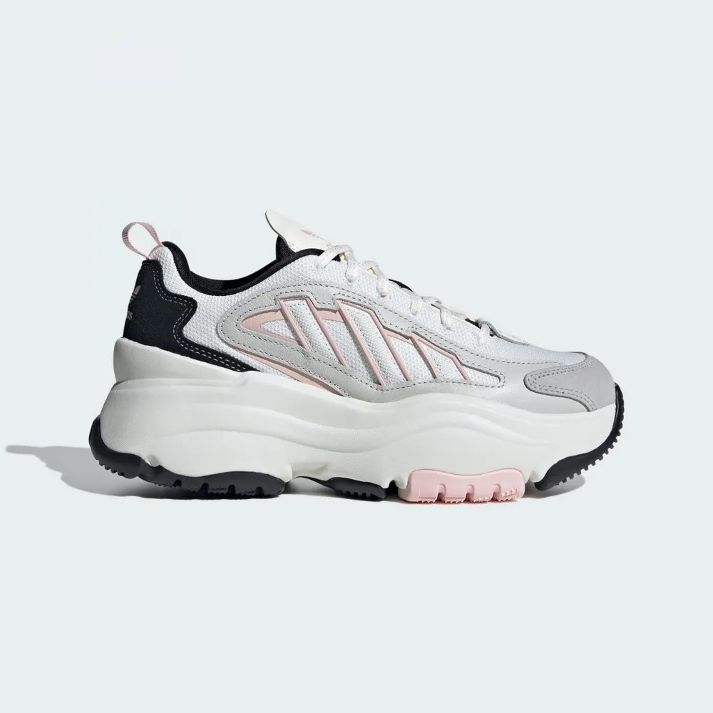 Adidas Ozgaia W [IG6045] 女 休閒鞋 運動 經典 復古 三葉草 厚底 老爹鞋 百搭 舒適 黑白 歷史價格詳細信息