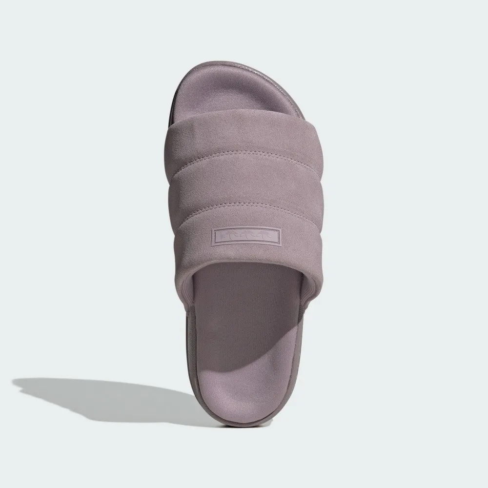 Adidas Adilette Essential W IF3572 女 涼拖鞋 經典 三葉草 休閒 麂皮 舒適 紫 歷史價格詳細信息