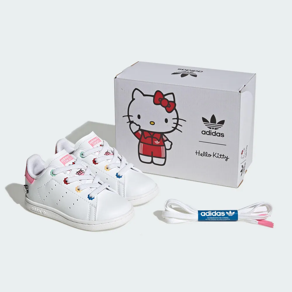 adidas 童鞋 Stan Smith CF C 白 桃紅 魔鬼氈 小朋友 愛迪達 三葉草 【ACS】 FX7540 歷史價格詳細信息