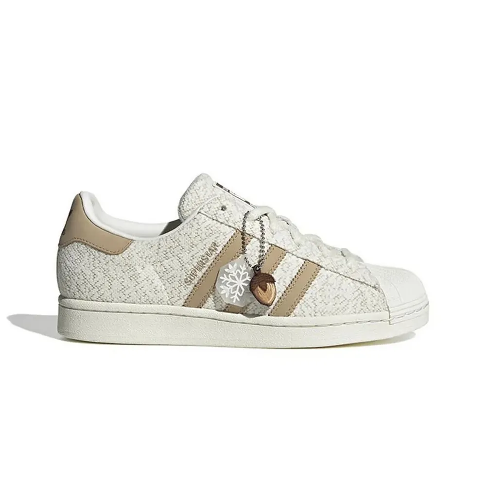 adidas 休閒鞋 Superstar W 米白 藍 橘 貝殼頭 女鞋 愛迪達 【ACS】 H03439 歷史價格詳細信息