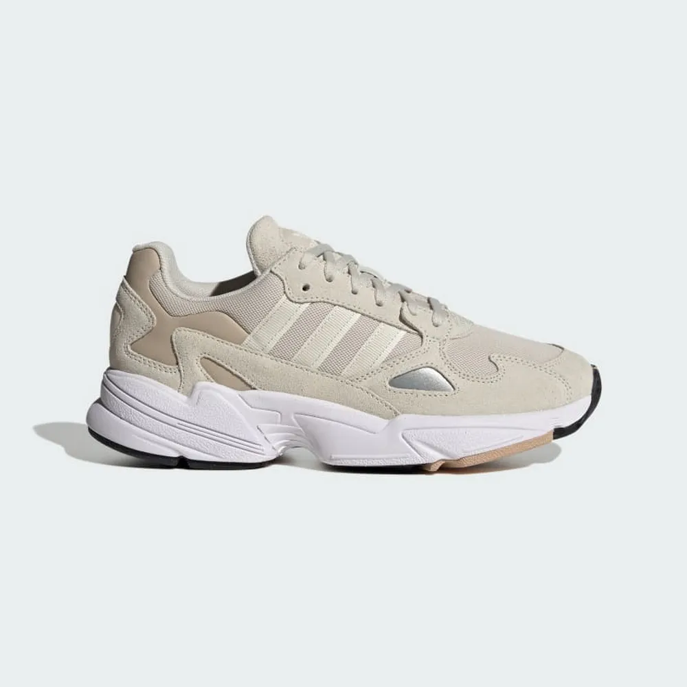 Adidas  FALCON RX W 全白 百搭 魔術貼 厚底 耐磨 運動 跑步 慢跑鞋 EE5110 女鞋 歷史價格詳細信息