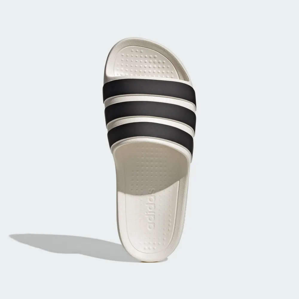 Adidas Adilette Flow IF4134 男女 涼拖鞋 運動 休閒 套穿式 穩定 防滑 黑白 歷史價格詳細信息