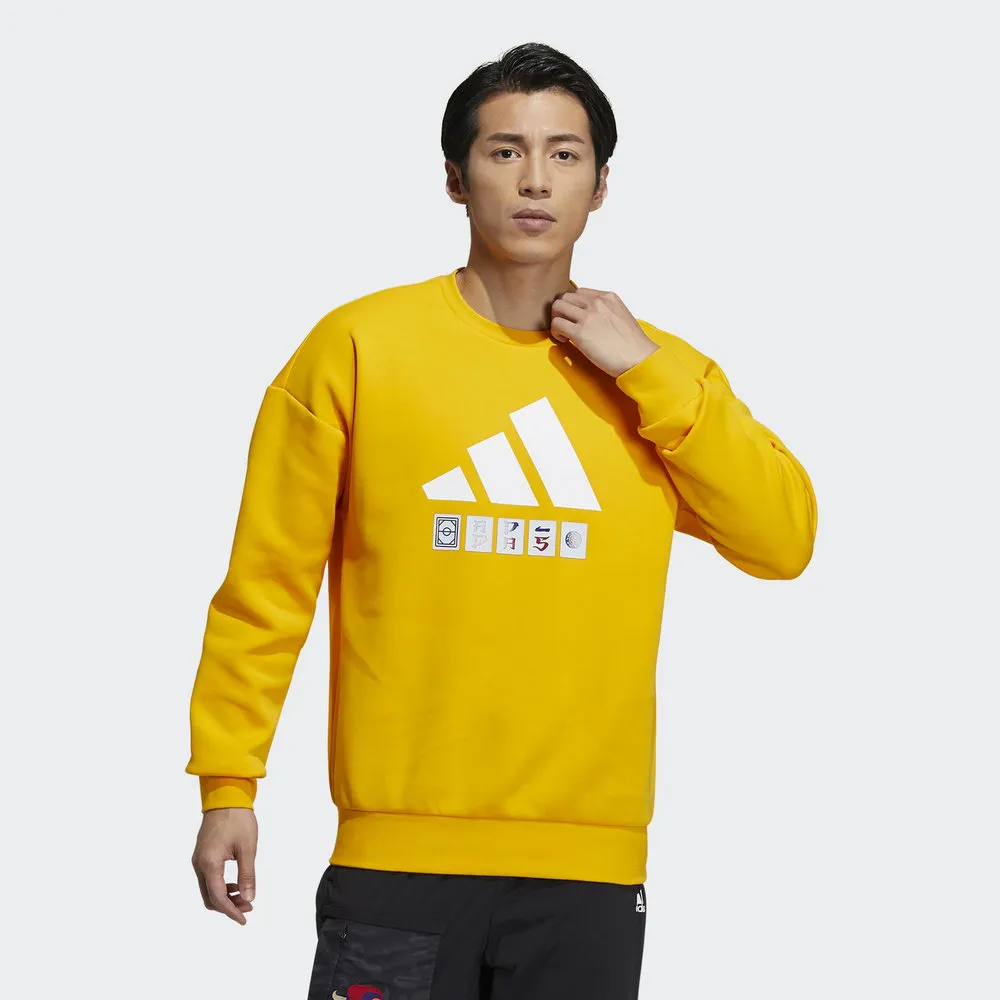 【ADIDAS】ST STORY SWEAT 男女 圓領套頭衫-H39215 歷史價格詳細信息