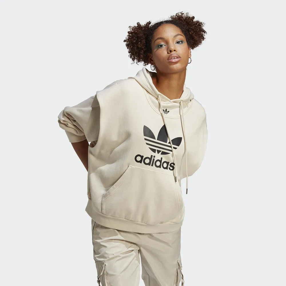 Adidas Trefoil Hoodie 男女 紅色 三葉草 帽T 連帽上衣 FM3783/FM3298 歷史價格詳細信息