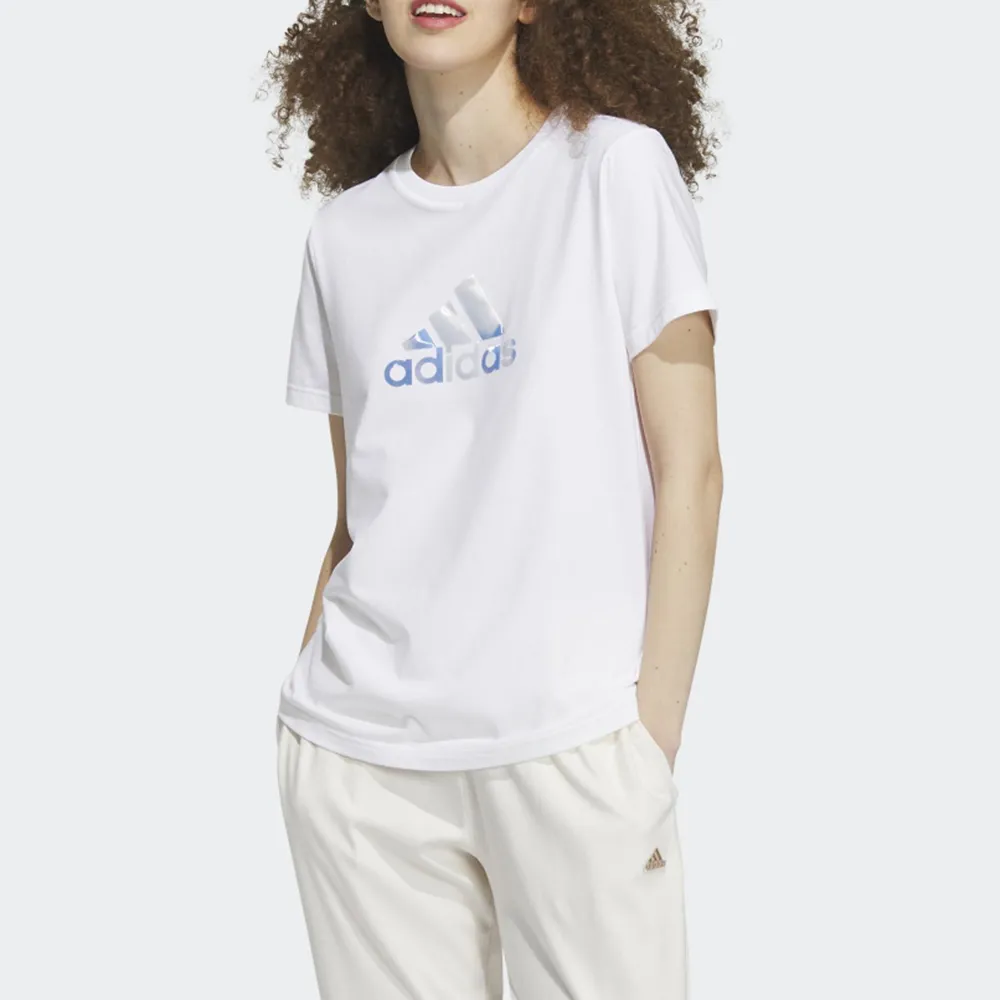 【ADIDAS】MH LANT BOS TEE 短袖上衣 女 白色-IN1437 歷史價格詳細信息