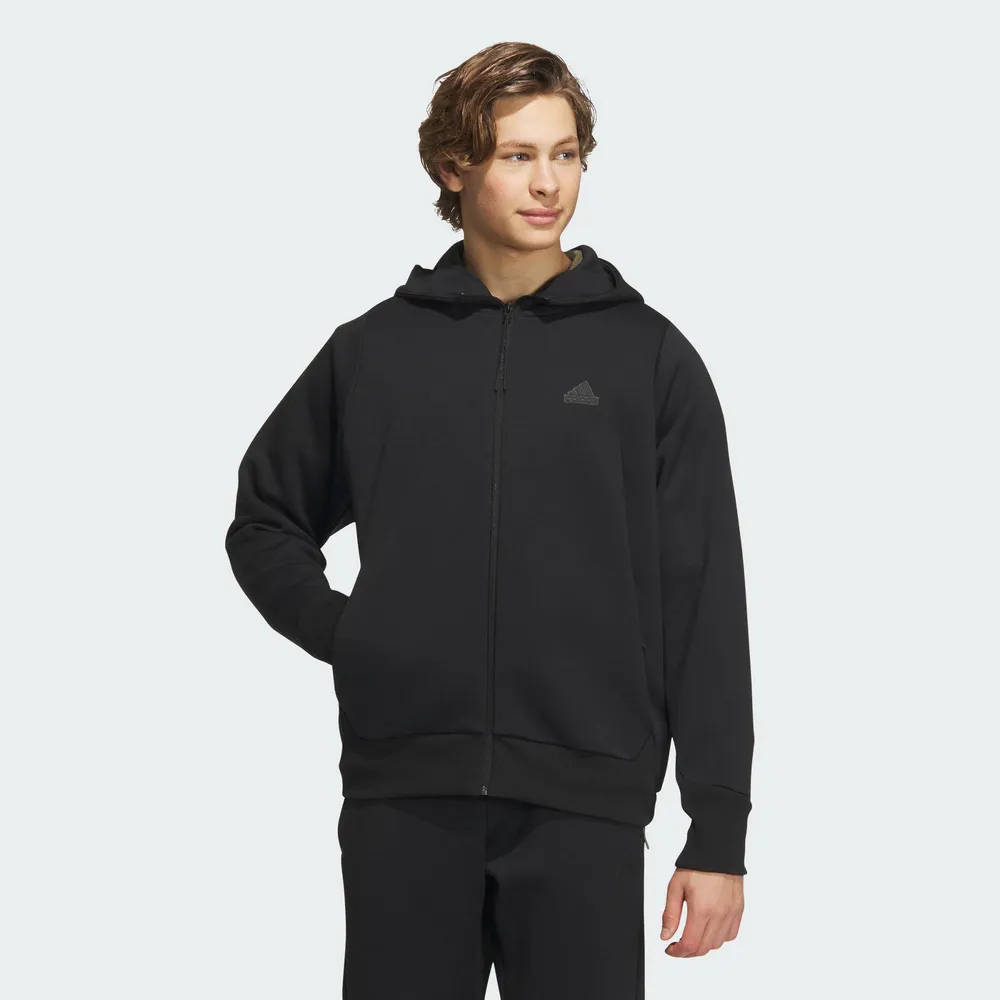 Adidas M Z.N.E FL Crew [IQ1376] 男 長袖 上衣 大學T 亞洲版 休閒 寬鬆 保暖 淺灰 歷史價格詳細信息