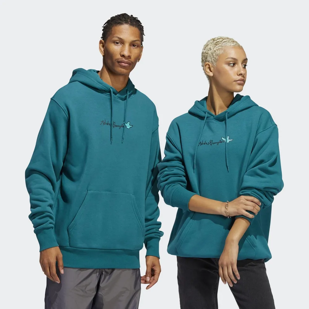 【ADIDAS】SHMOO G HOODIE 圓領套頭衫 男 藍色-IU0087 歷史價格詳細信息
