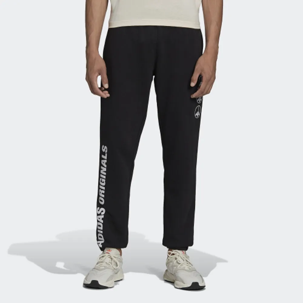 Adidas Pants IA6437 女 長褲 棉褲 運動 休閒 三葉草 基本款 保暖 舒適 黑 歷史價格詳細信息