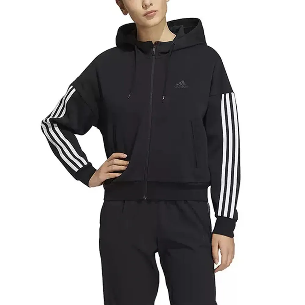 ADIDAS 女 MH KNIT JKT 運動外套 三線 落肩 短版 輕運動 - HM7049 歷史價格詳細信息