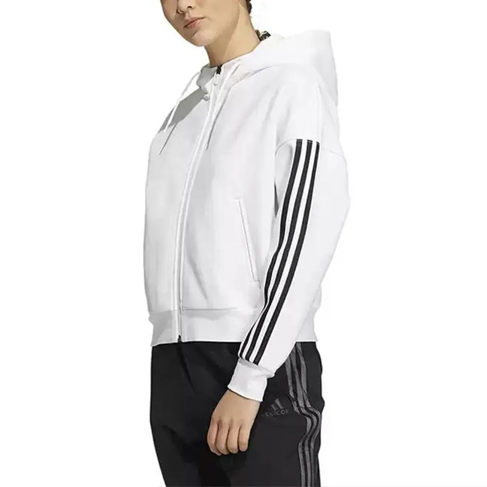 ADIDAS 女 MH KNIT JKT 運動外套 三線 落肩 短版 輕運動 - HM7049 歷史價格詳細信息