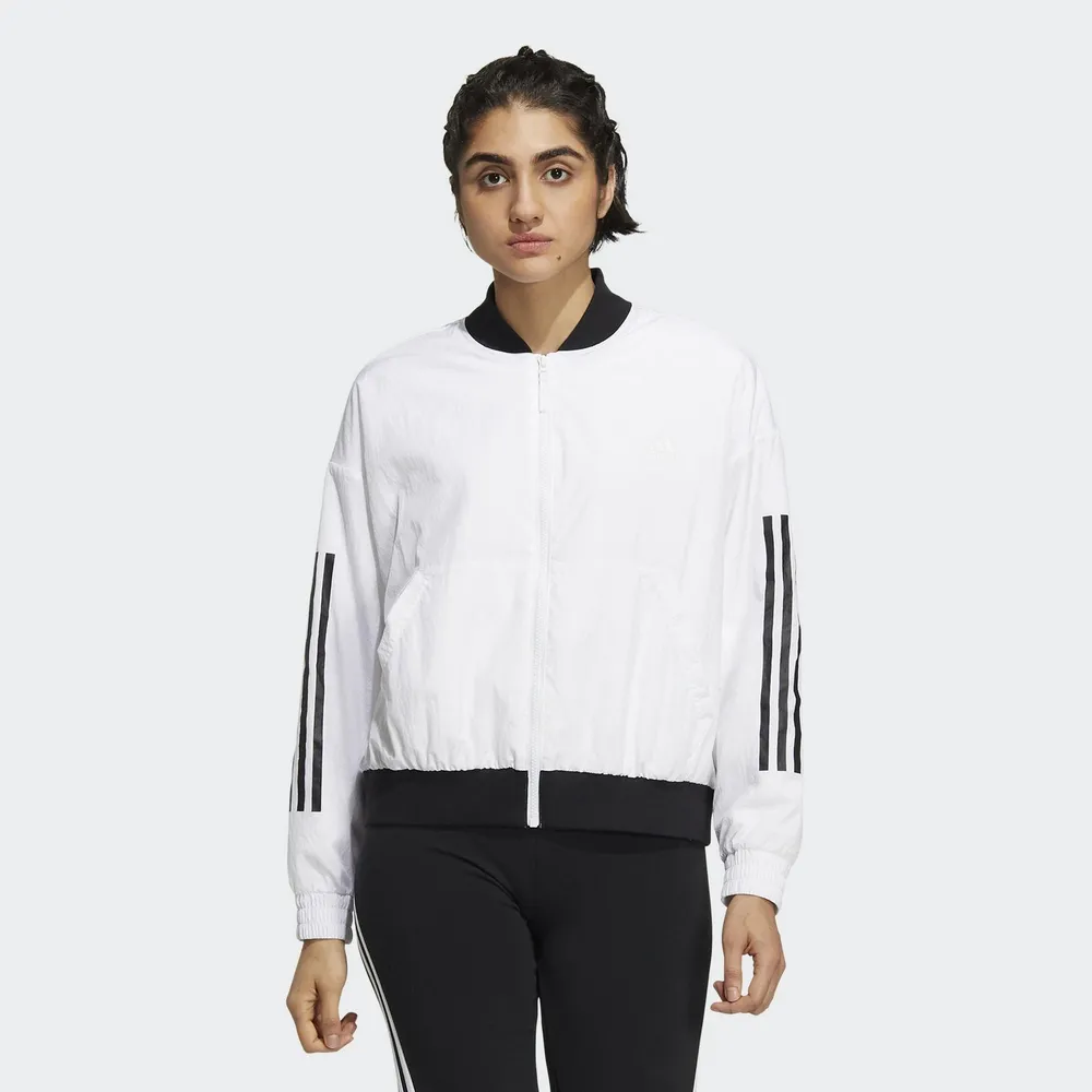 ADIDAS 休閒外套 MH WV BOMBER 女 HM7075 白色 歷史價格詳細信息