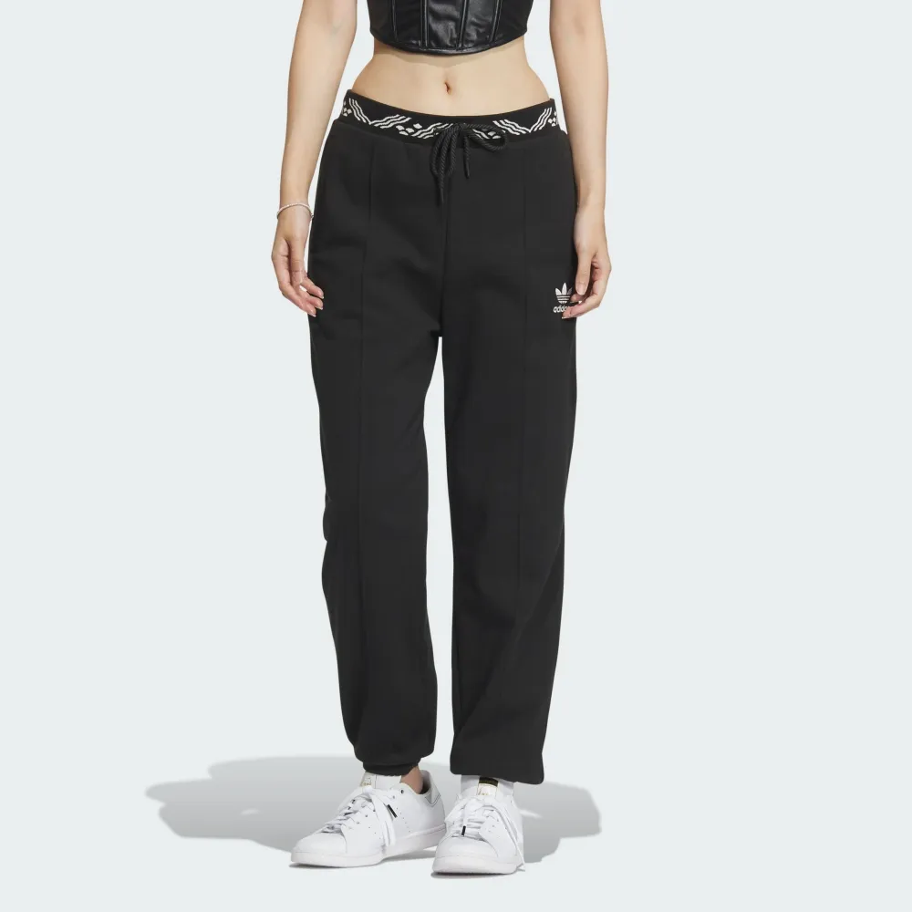 Adidas Track Pants IC6036 女 運動長褲 休閒 經典 舒適 合身 國際版 灰白 歷史價格詳細信息