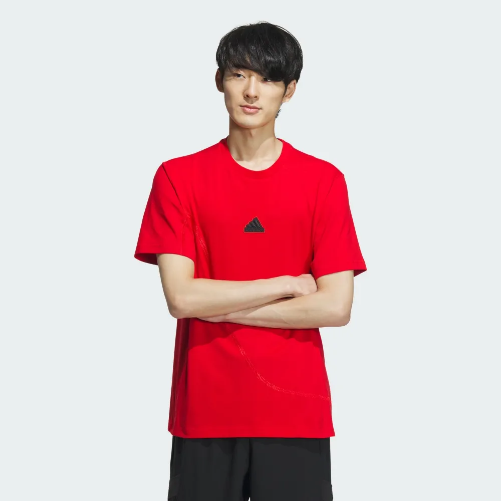 【ADIDAS】CNY新年 GFX SS TEE 短袖上衣 女 紅色-IZ3139 歷史價格詳細信息