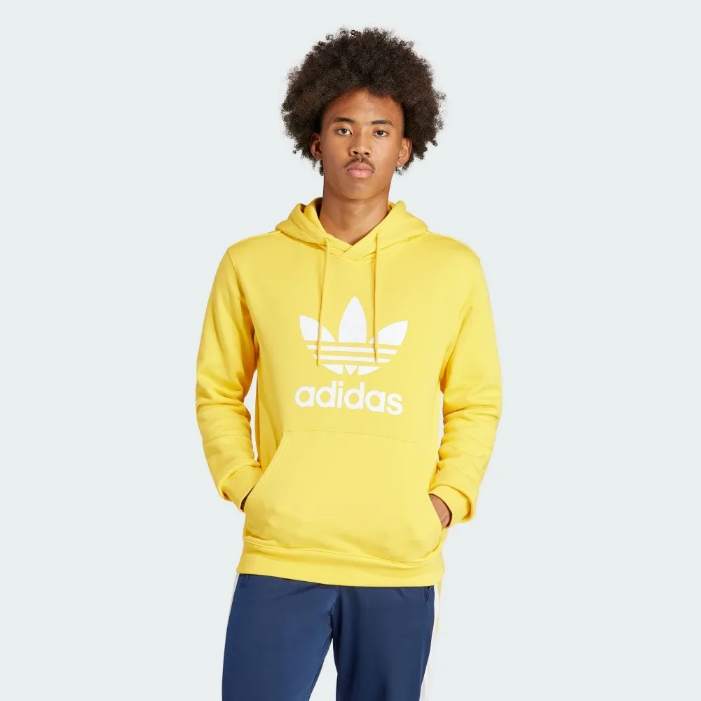 adidas 帽T Trefoil Hoodie 黑 白 三葉草 大Logo 女款 寬鬆版本 【ACS】 CE2408 歷史價格詳細信息