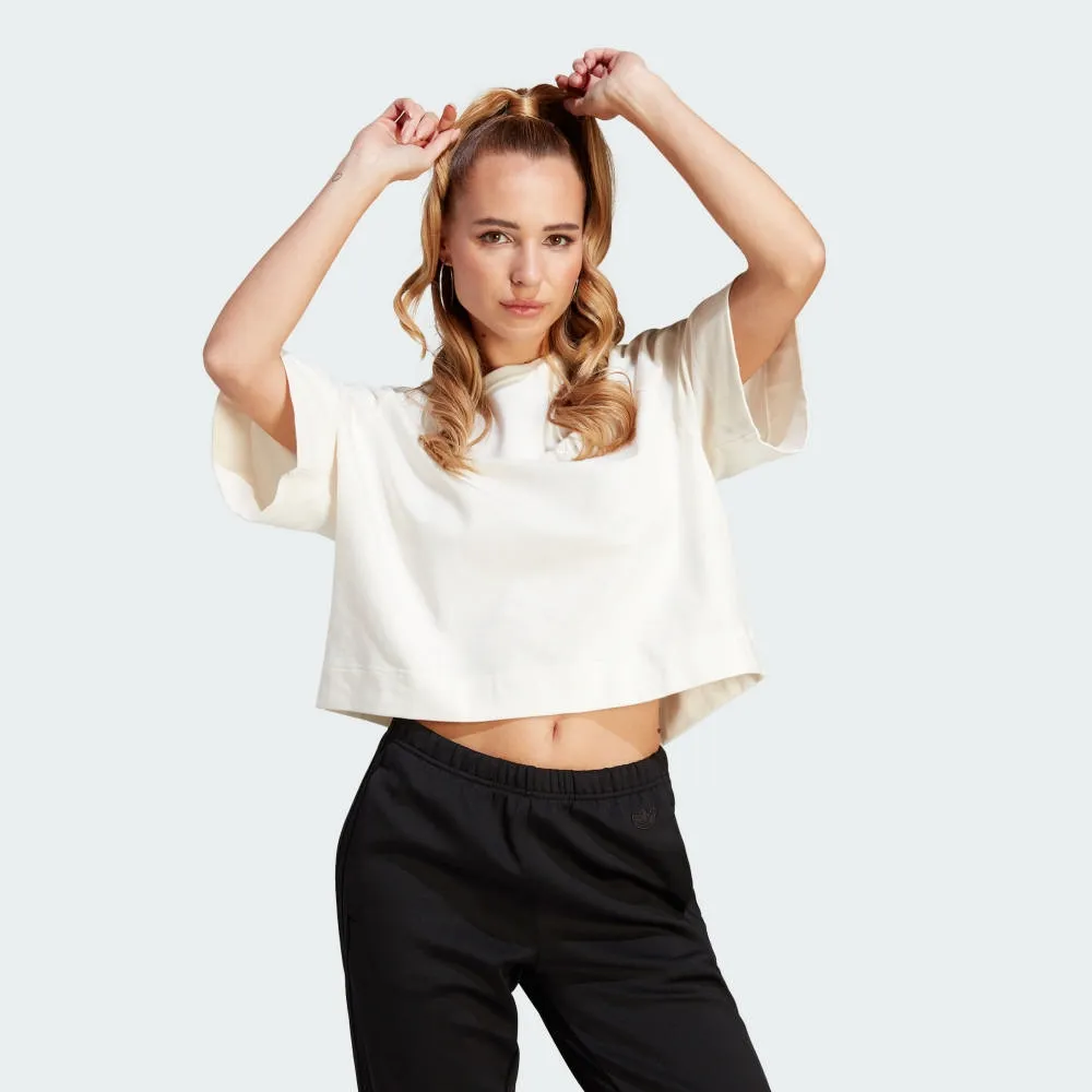 【ADIDAS】ESS T-SHIRT 短袖上衣 女 白色-IC5252 歷史價格詳細信息