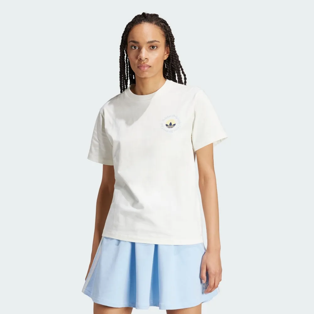 Adidas Graphic Tee IX3540 女 短袖 上衣 T恤 運動 休閒 寬鬆 舒適 棉質 綠 歷史價格詳細信息