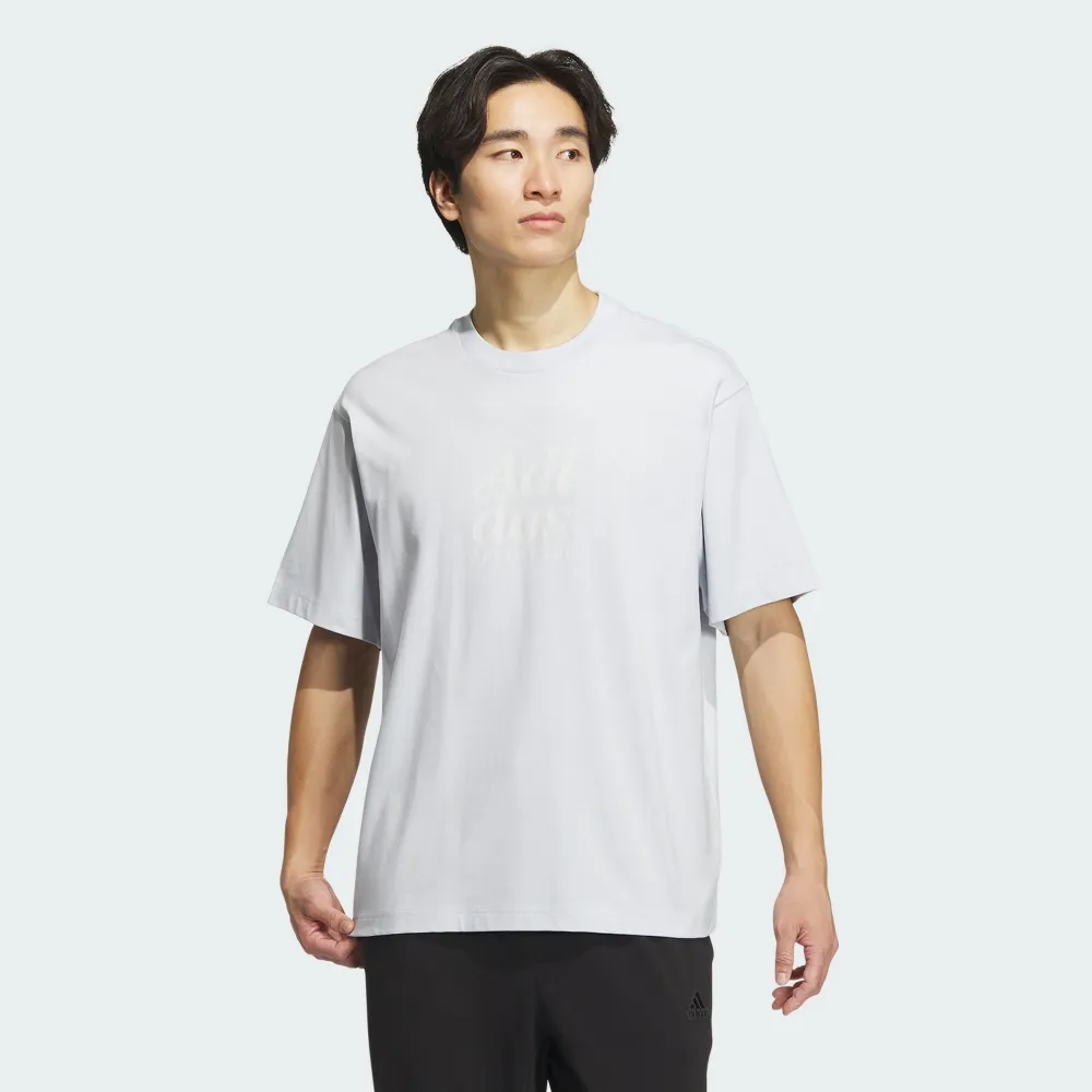 Adidas ST FL GFX Tee [IT3926] 男 短袖 上衣 T恤 運動 休閒 寬鬆 棉質 舒適 淡藍 歷史價格詳細信息