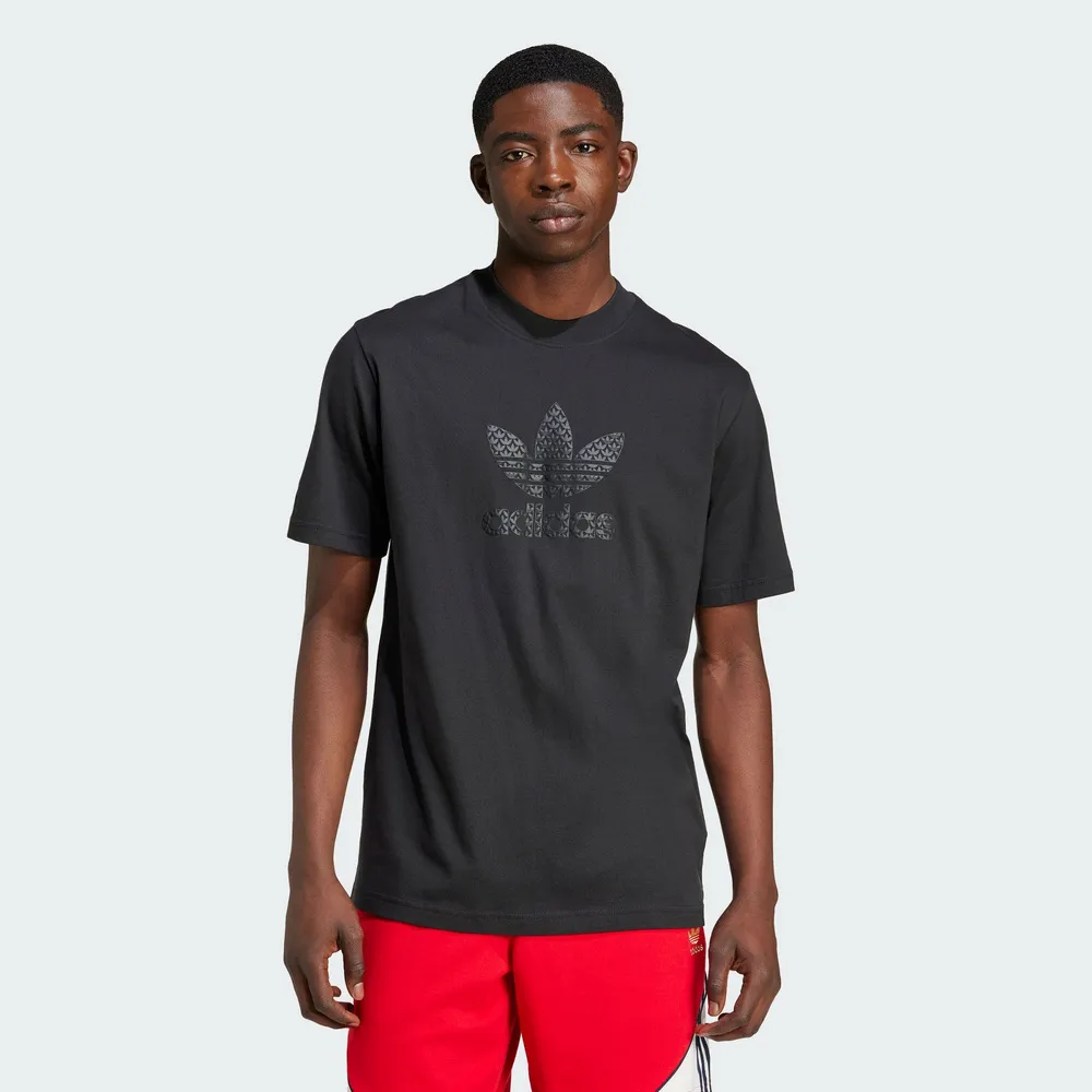 Adidas Mono Tee [IZ2526] 男 短袖 上衣 T恤 運動 休閒 三葉草 棉質 簡約 白 歷史價格詳細信息
