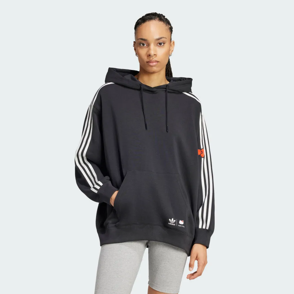 Adidas HK Hoodie [IK6567] 女 連帽 上衣 帽T 亞洲版 經典 休閒 HELLO KITTY 綠 歷史價格詳細信息