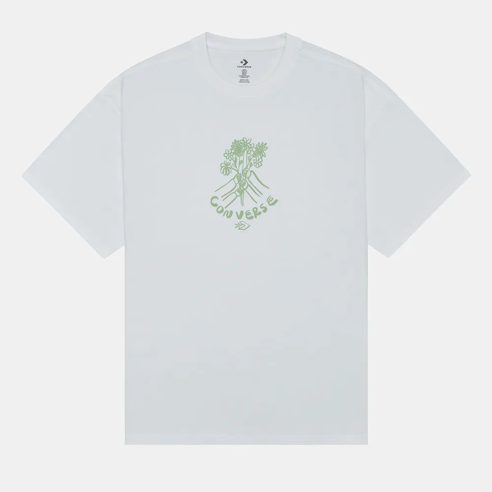 CONVERSE FLOWER FRIENDS TEE 短袖上衣 男款 花卉系列 藍色_10024757-A03 歷史價格詳細信息