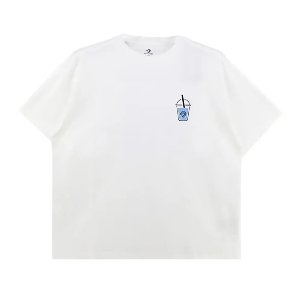 【CONVERSE】LOOSE SNEAKER PATCH TEE 短袖上衣 男女 綠色_10025397-A11 歷史價格詳細信息
