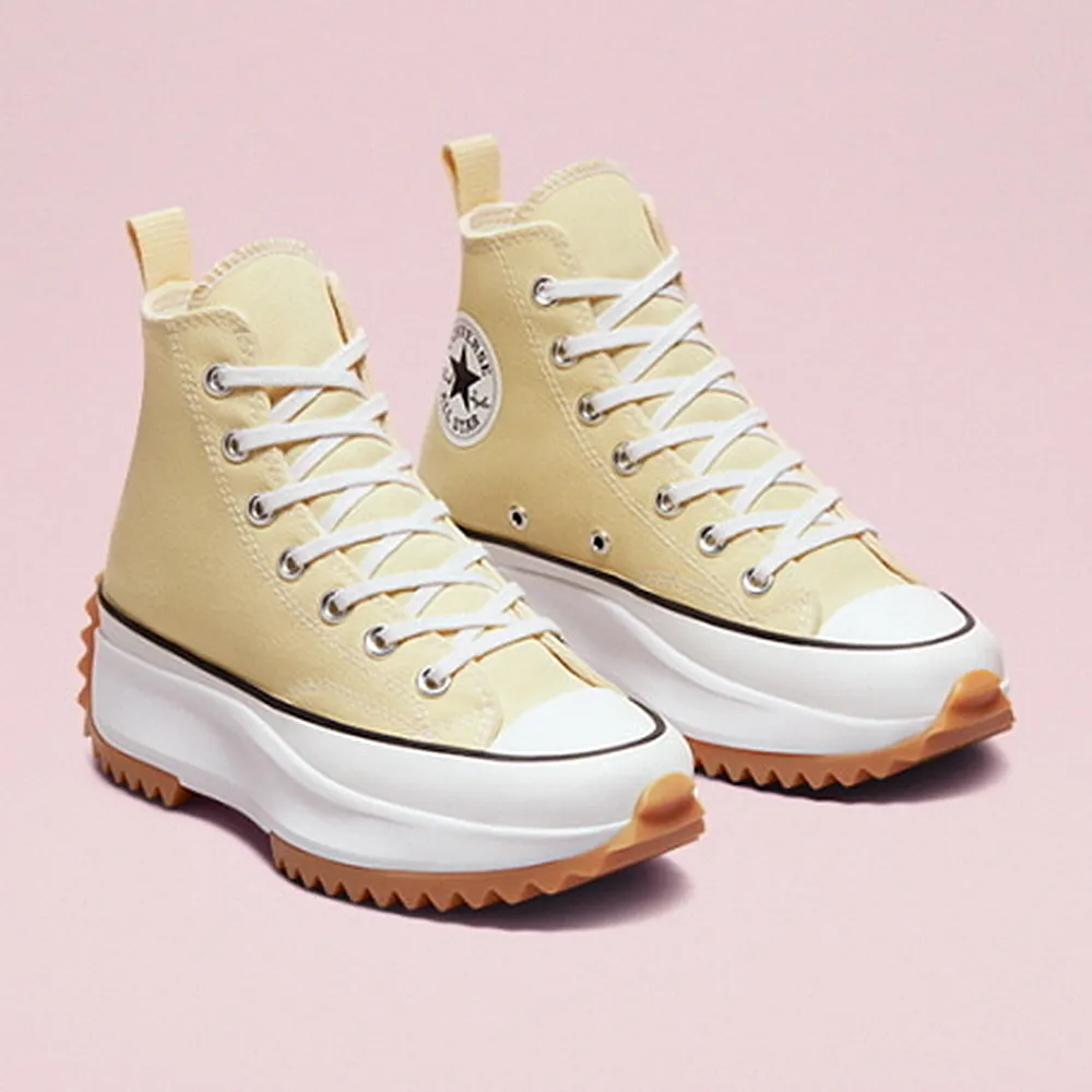 Converse 休閒鞋 Run Star Hike 黃 白 女款 帆布鞋 厚底 增高【ACS】 170778C 歷史價格詳細信息