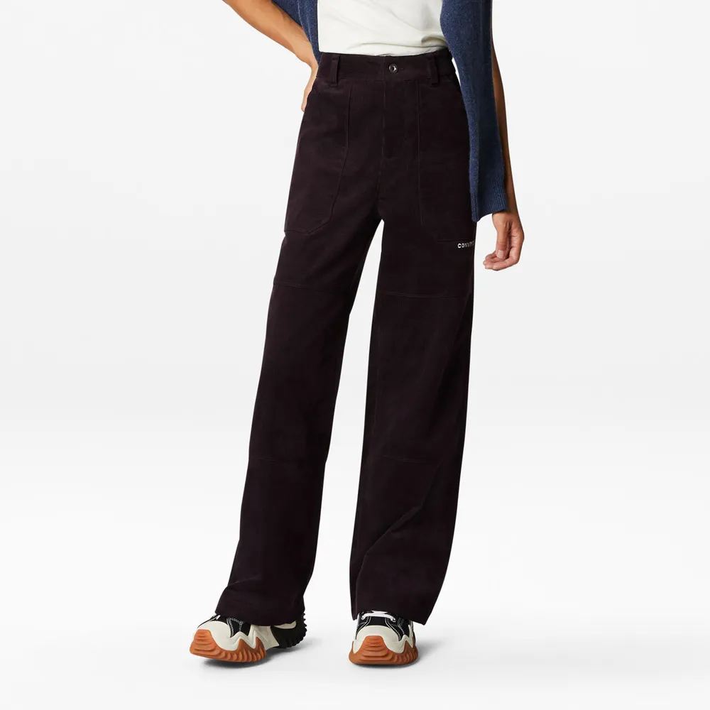 【CONVERSE】SEASONAL WIDE LEG PANT 長褲 女 紫色-10023734-A04 歷史價格詳細信息
