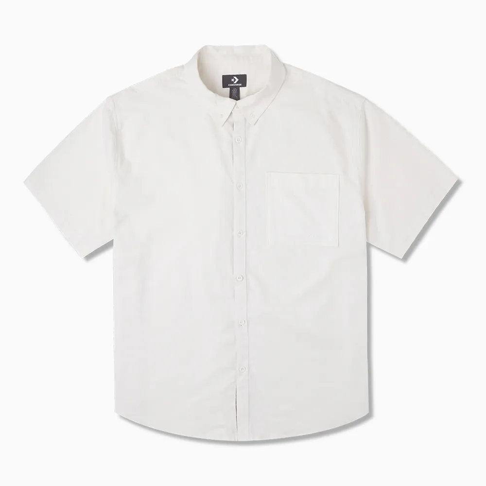 CONVERSE 男短袖襯衫 ELEVATED CHAMBRAY TOP休閒 牛仔藍 10025438-A01 歷史價格詳細信息