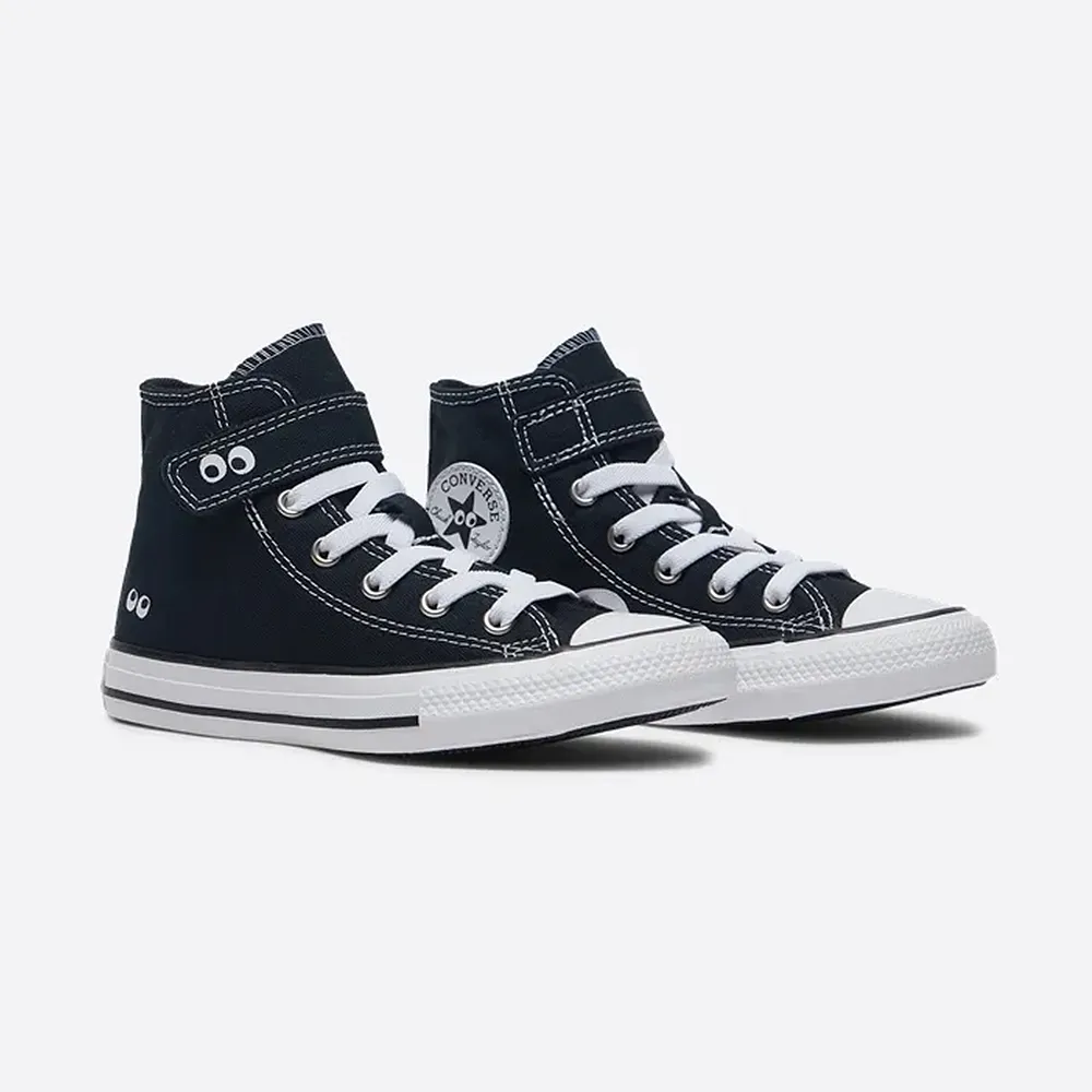 【CONVERSE】CTAS 1V ALL STAR 低筒 休閒鞋 魔鬼氈鞋 童鞋 中大童 黑色-372881C 歷史價格詳細信息
