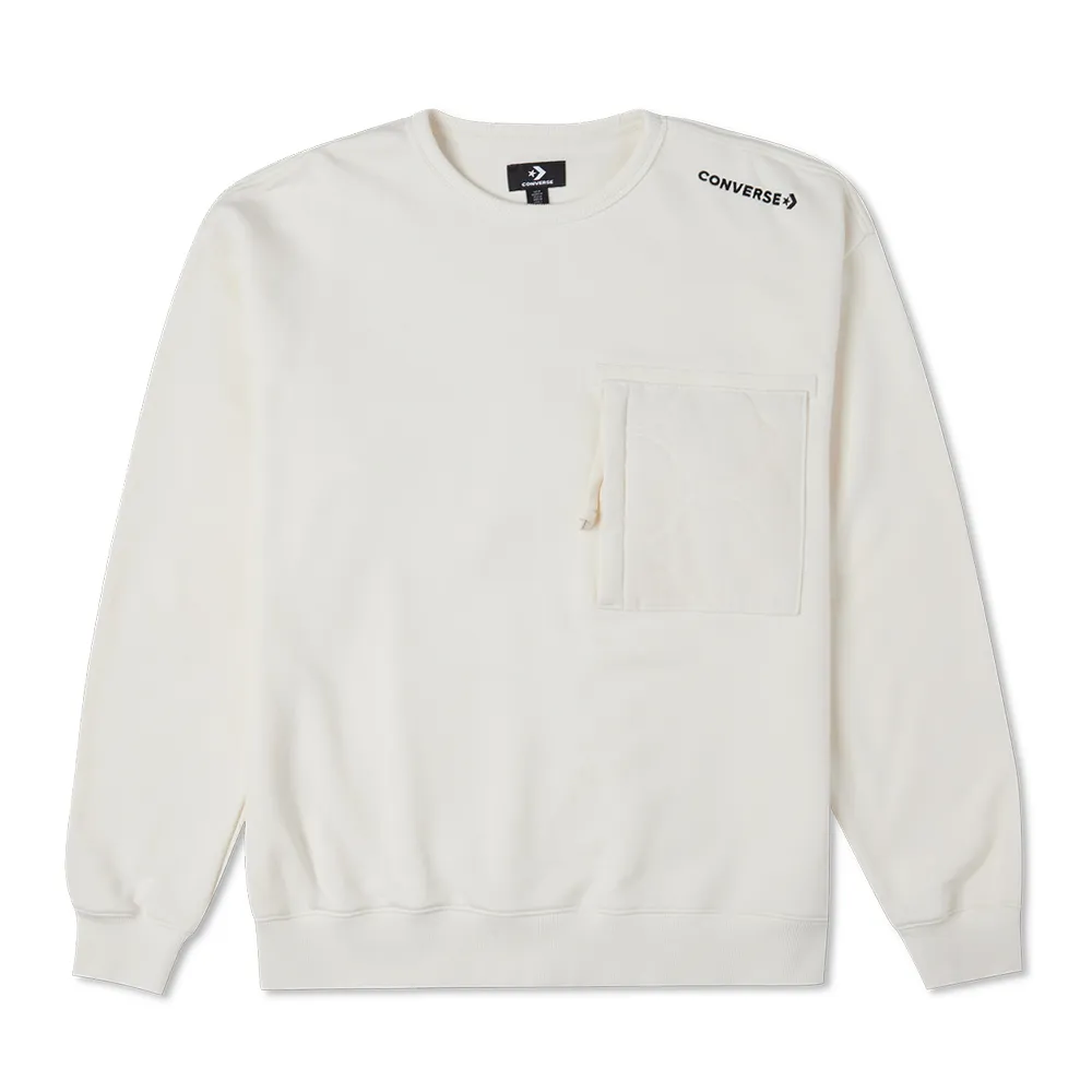 【CONVERSE】COZY UTILITY CREW 長袖上衣 大學T 女 白色-10025056-A01 歷史價格詳細信息