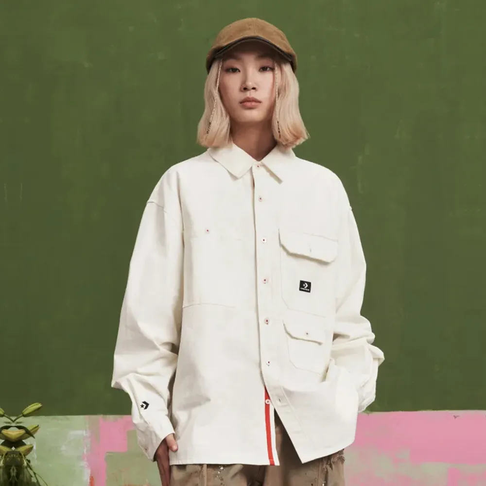 CONVERSE 長袖襯衫 SKATEBOARD SHIRT 女款 粉  10026167-A02 歷史價格詳細信息