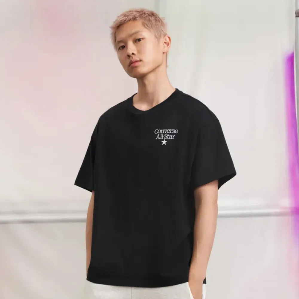 CONVERSE 短袖上衣 STAR CHEVRON TEE 男女款 中性款 10023876-A02 黑色 歷史價格詳細信息