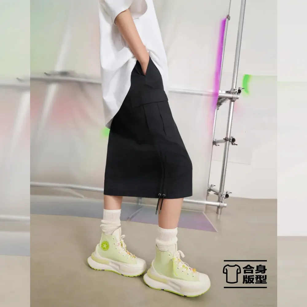 【CONVERSE】LONG KNIT SKIRT RETRO 長裙 女 灰色_10027190-A04 歷史價格詳細信息