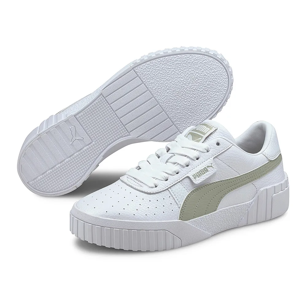 Puma Cali Sport Wns 全白 皮革 微增高 小白鞋 女鞋 運動鞋 休閒鞋【ACS】(US6.5) 歷史價格詳細信息