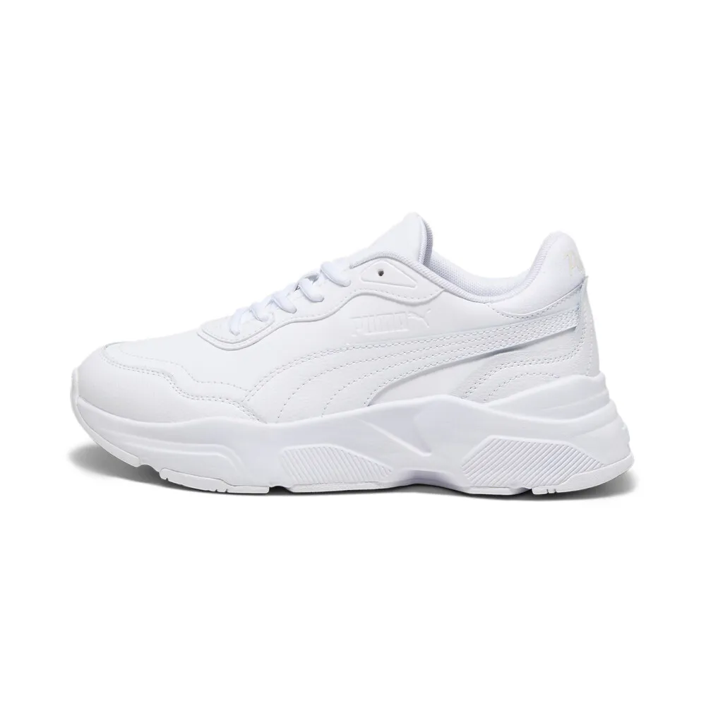Puma Cassia 白色 網布 皮革 經典 百搭 老爹鞋 女款 NO.J1228【新竹皇家38464703】 歷史價格詳細信息