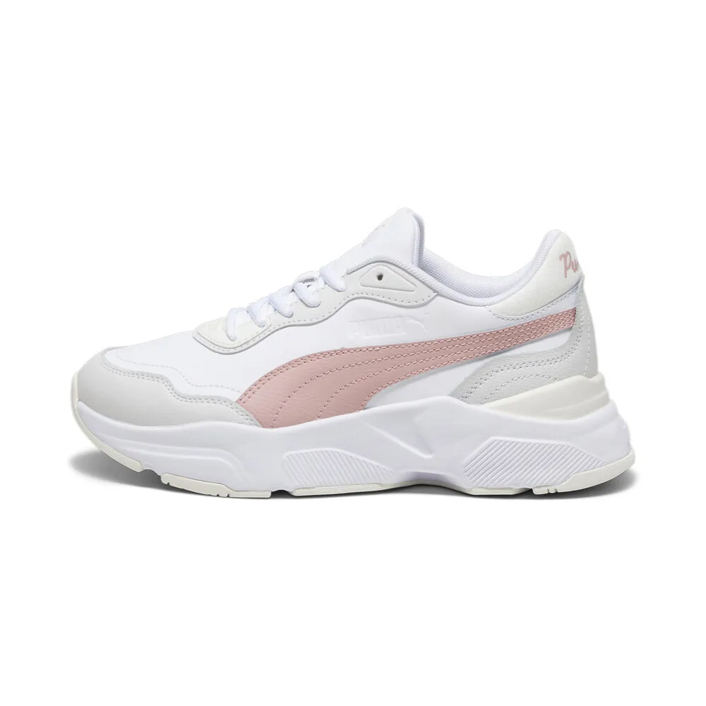 Puma Cassia 白色 網布 皮革 經典 百搭 老爹鞋 女款 NO.J1228【新竹皇家38464703】 歷史價格詳細信息