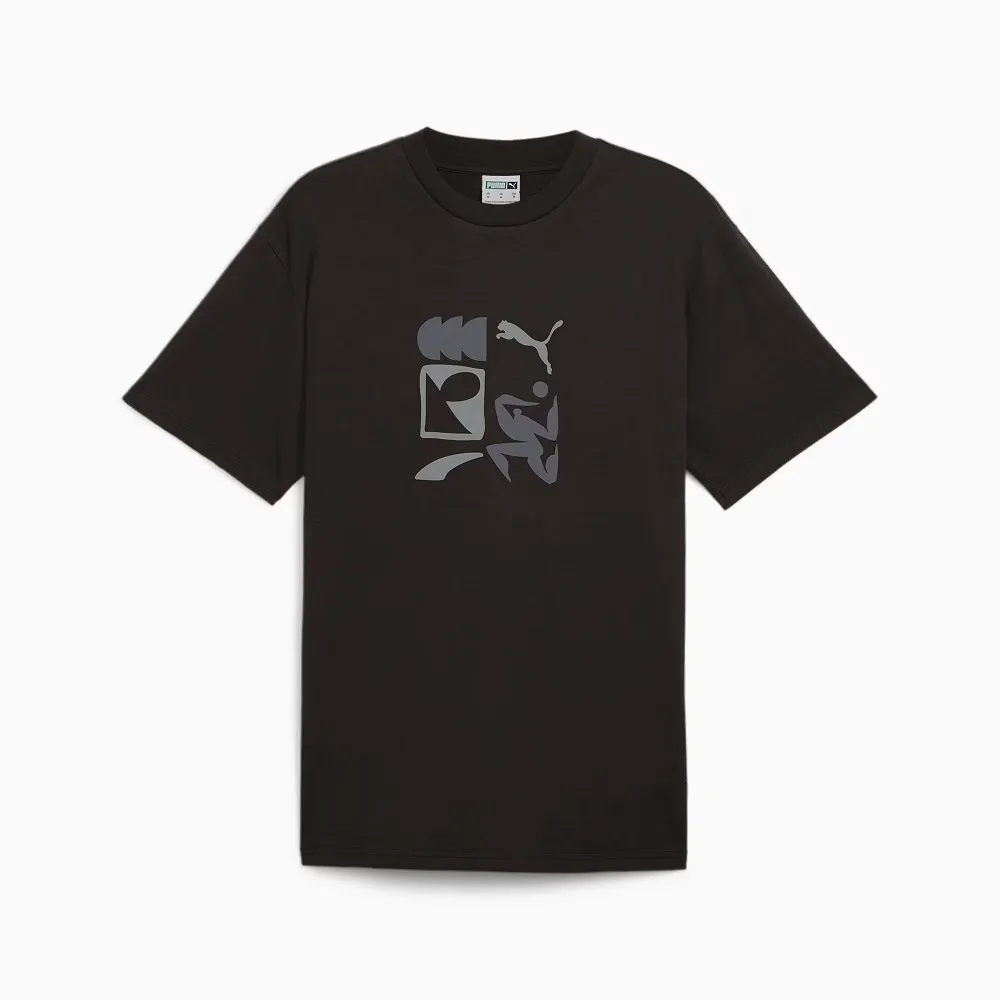 【PUMA】流行系列Artisanal圖樣短袖T恤(N) 短袖上衣 男女款 黃色-62996521 歷史價格詳細信息