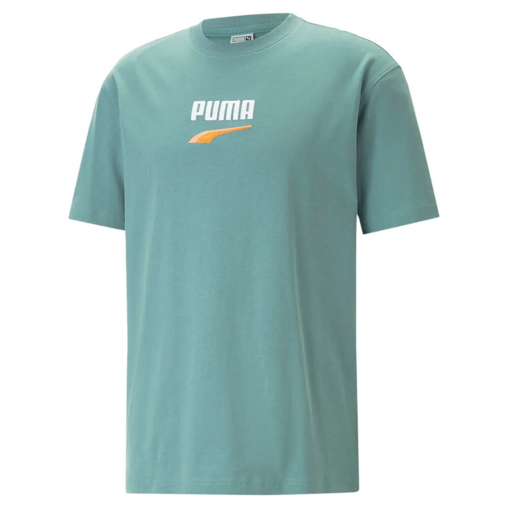 PUMA 男 流行系列Downtown Logo 短袖 T恤 運動 休閒 舒適 米色 歐規 - 53248873 歷史價格詳細信息