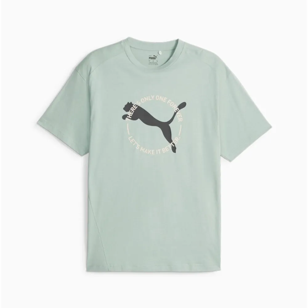 PUMA 短袖上衣 基本系列Better Sportswear短袖T恤(M) 男 綠 67606254 現貨 歷史價格詳細信息