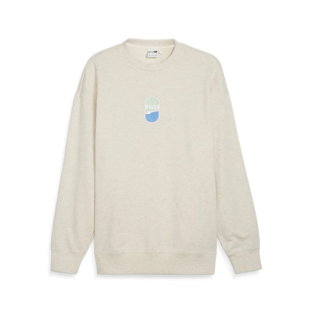 PUMA 圓領套頭衫 流行系列MMQ 長袖上衣 男女款 中性款 53957923 暈染 歷史價格詳細信息