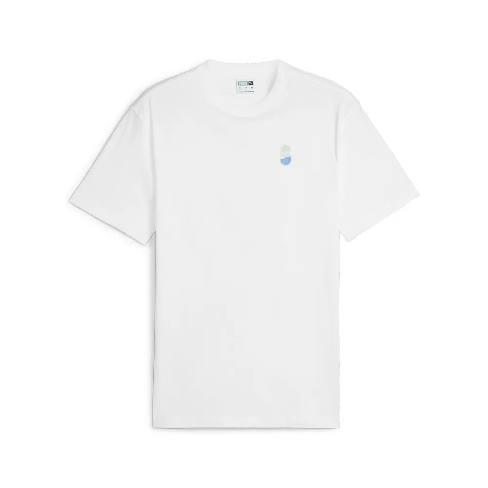 Puma Downtown 白色 短袖 T恤  男女款 NO.H3417【新竹皇家 53004602】 歷史價格詳細信息